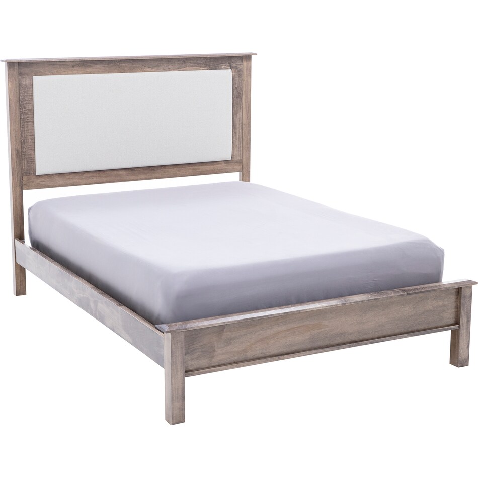 daniels amish brown queen bed package uqp  