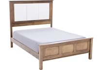 daniels amish brown queen bed package uqp  