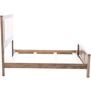 Daniel's Amish Manchester Upholstered Three Panel Bed
