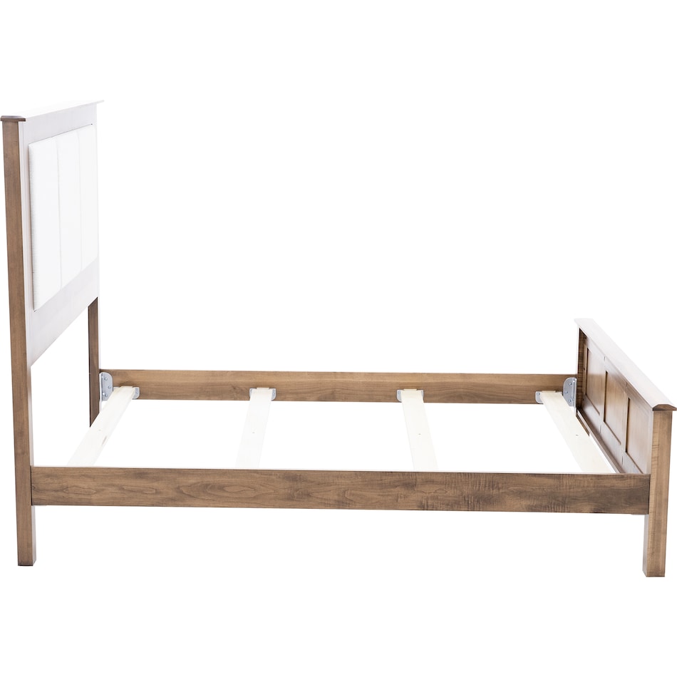 daniels amish brown queen bed package uqp  