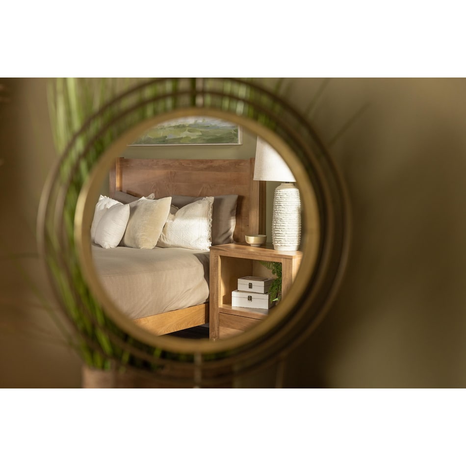daniels amish brown queen bed package lifestyle image qp  