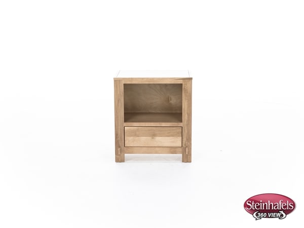 daniels amish brown single drawer  image   