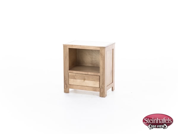 daniels amish brown single drawer  image   