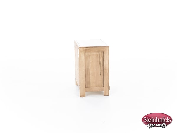 daniels amish brown single drawer  image   
