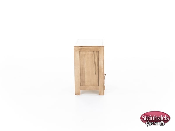 daniels amish brown single drawer  image   