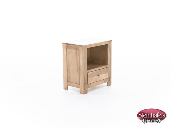 daniels amish brown single drawer  image   