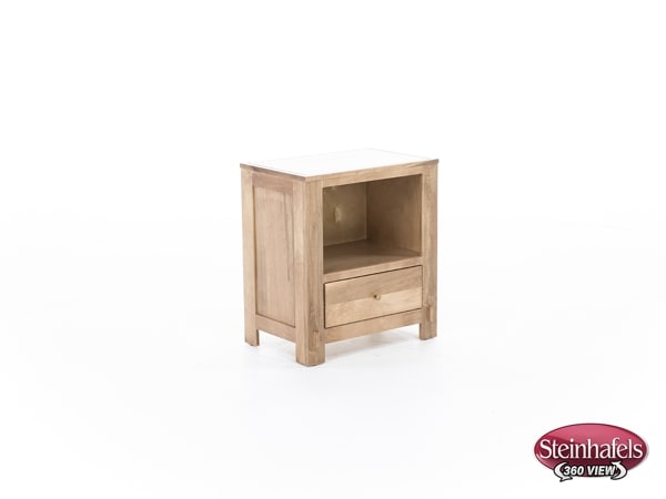 daniels amish brown single drawer  image   