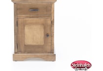 daniels amish brown single drawer  image   