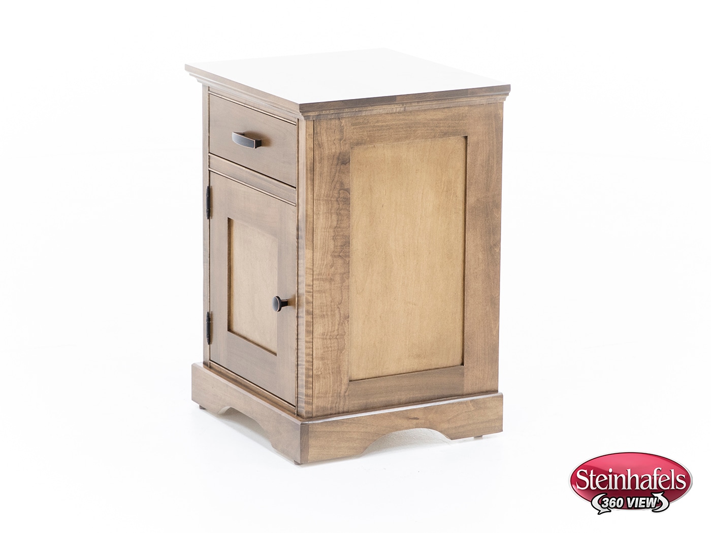 daniels amish brown single drawer  image   