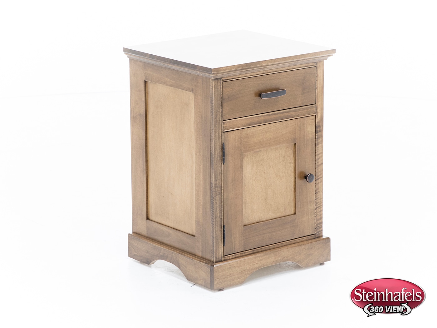 daniels amish brown single drawer  image   