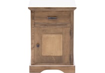 daniels amish brown single drawer   