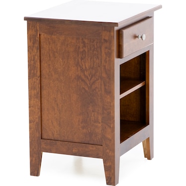 Daniel's Amish Mapleton One Drawer Nightstand