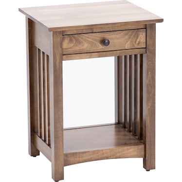 Daniel's Amish Elegance One Drawer Nightstand