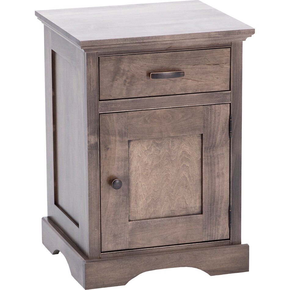 daniels amish brown single drawer   