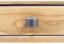 daniels amish brown single drawer   