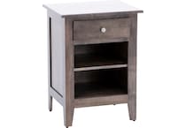 daniels amish brown single drawer   