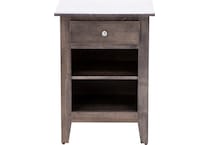 daniels amish brown single drawer   