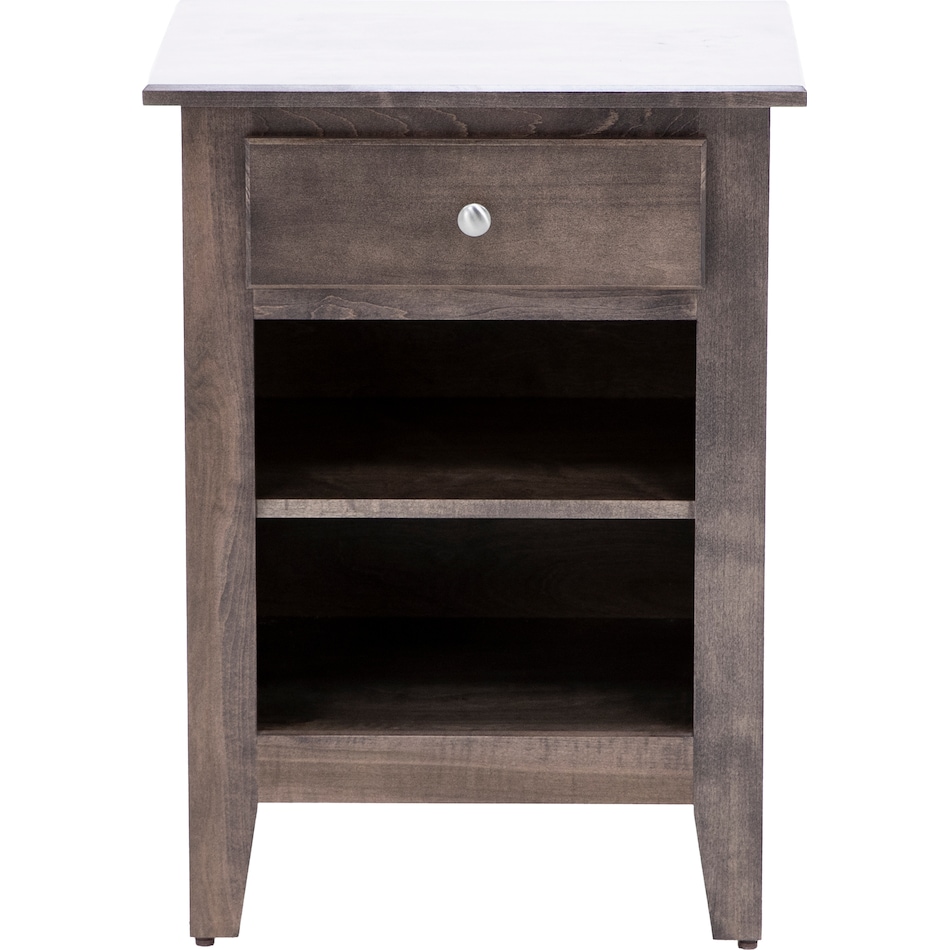 daniels amish brown single drawer   