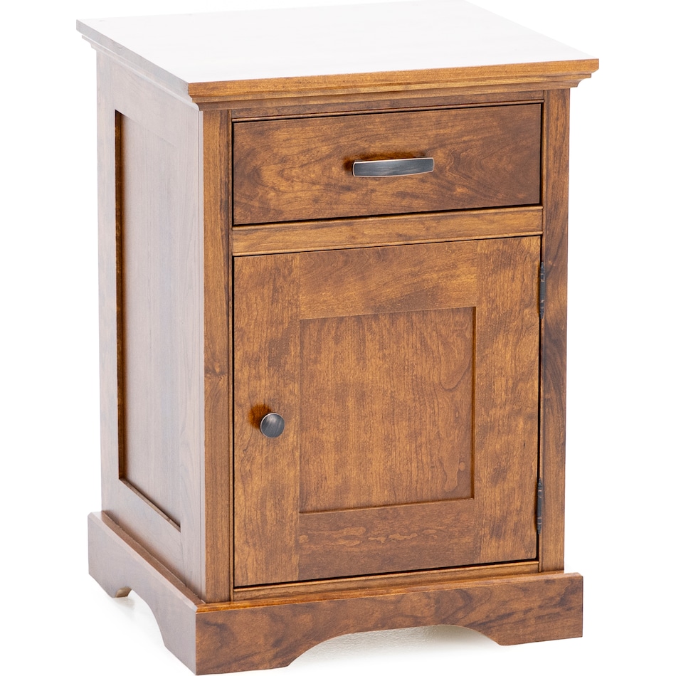 daniels amish brown single drawer   