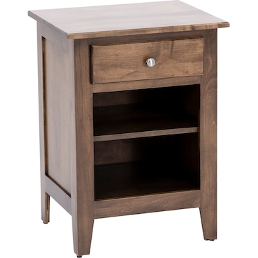 Daniel's Amish Mapleton One Drawer Nightstand