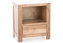 daniels amish brown single drawer   