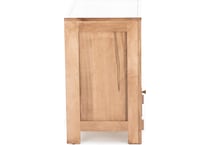 daniels amish brown single drawer   