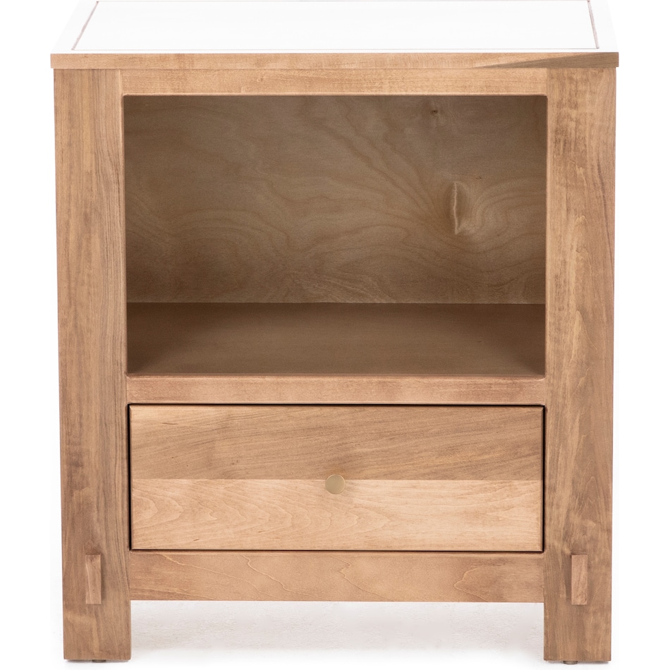 daniels amish brown single drawer   