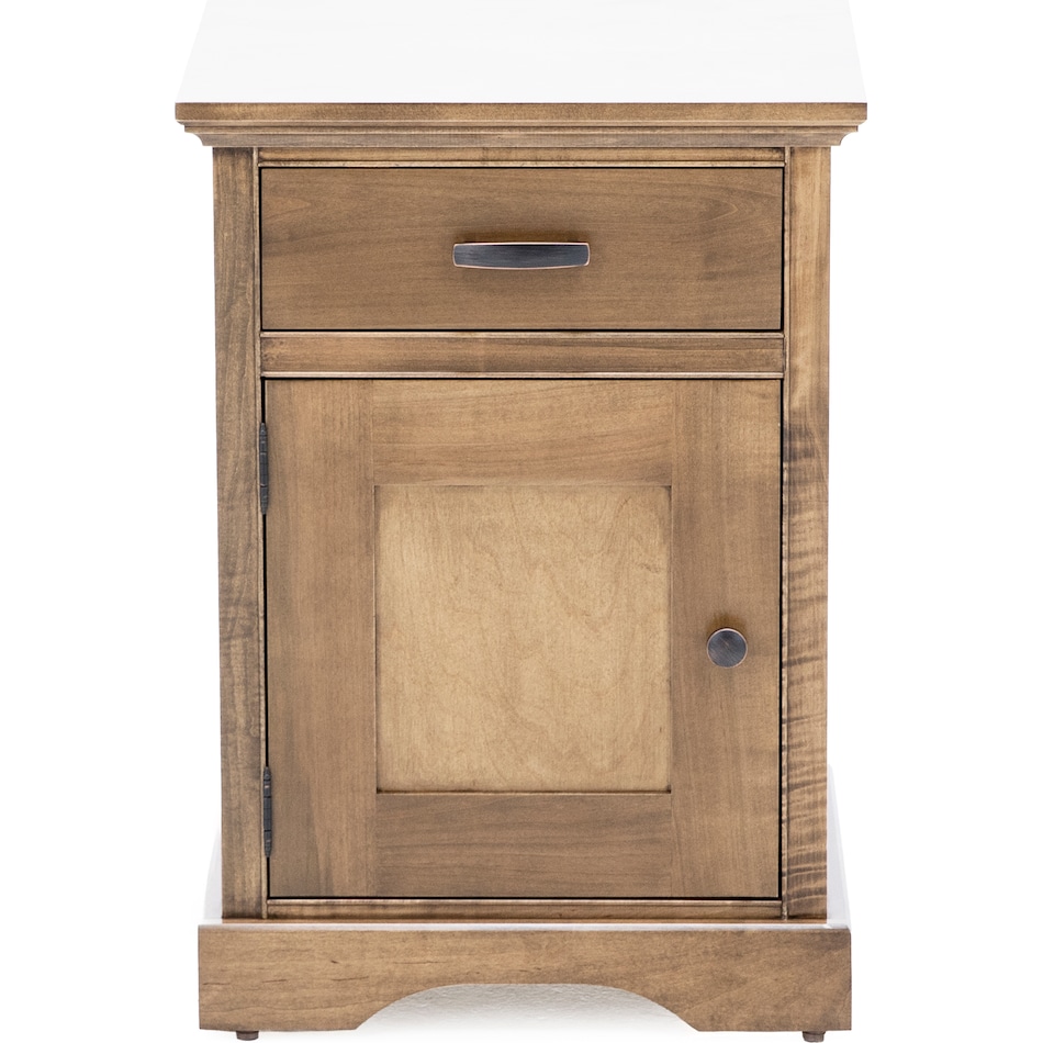 daniels amish brown single drawer   