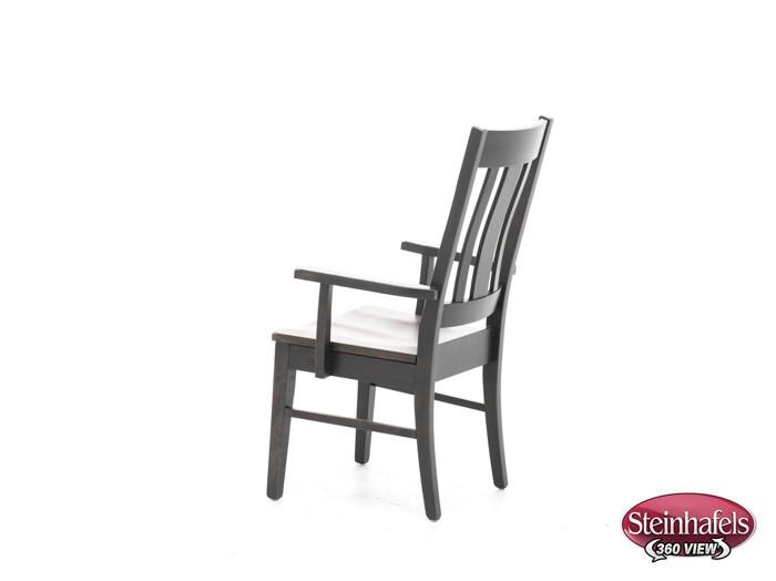 daniels amish brown standard height arm chair  image   