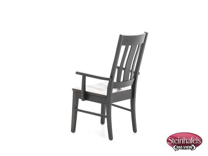daniels amish brown standard height arm chair  image   