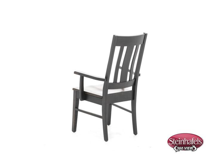 daniels amish brown standard height arm chair  image   
