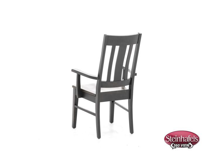 daniels amish brown standard height arm chair  image   