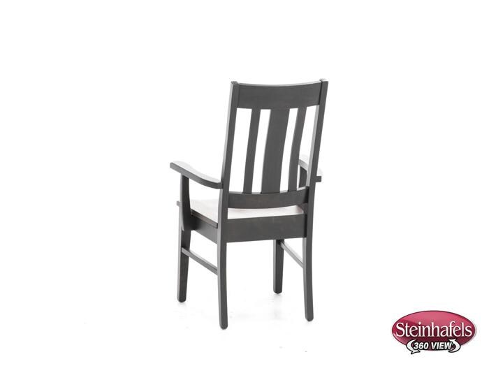 daniels amish brown standard height arm chair  image   