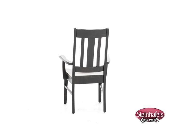 daniels amish brown standard height arm chair  image   