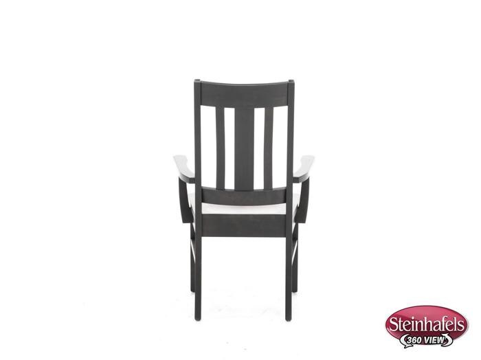 daniels amish brown standard height arm chair  image   