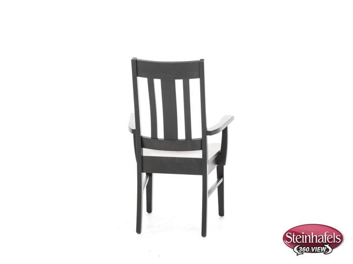 daniels amish brown standard height arm chair  image   