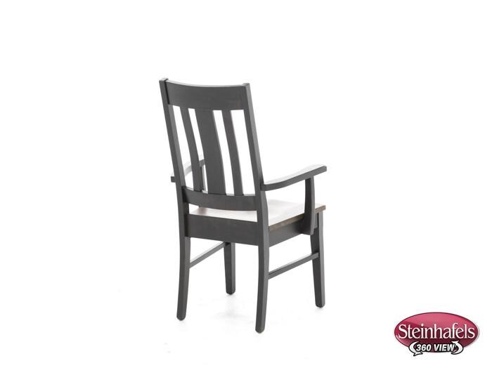 daniels amish brown standard height arm chair  image   