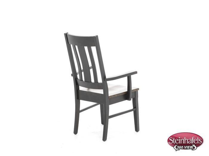 daniels amish brown standard height arm chair  image   