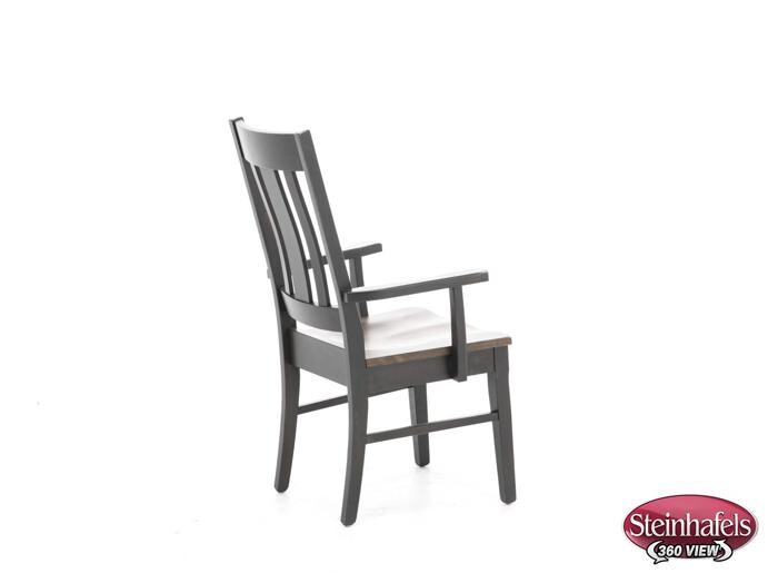 daniels amish brown standard height arm chair  image   
