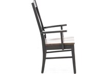 daniels amish brown standard height arm chair   