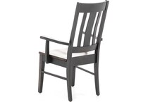 daniels amish brown standard height arm chair   