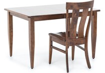 daniels amish brown standard height rectangle p  