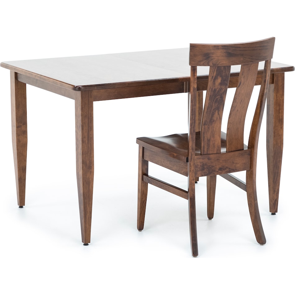 daniels amish brown standard height rectangle p  