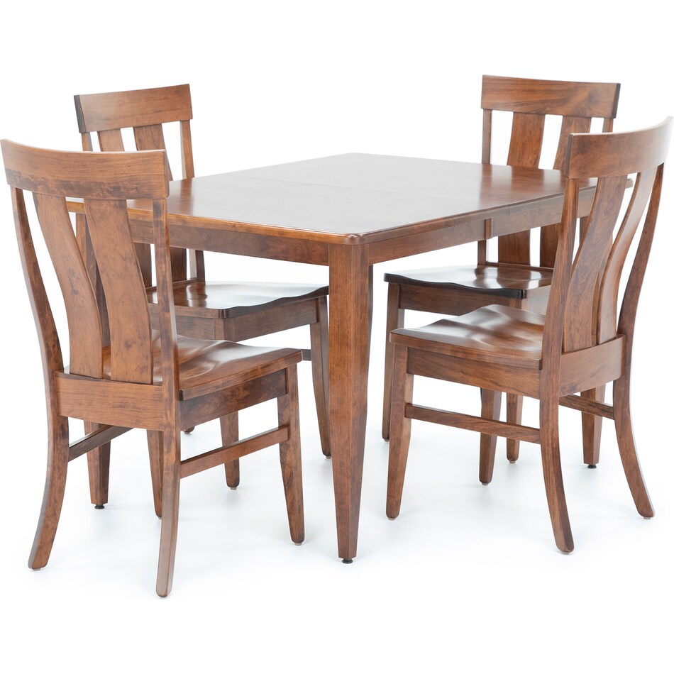 daniels amish brown standard height rectangle p  