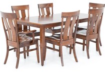 daniels amish brown standard height rectangle p  