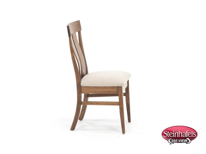 daniels amish brown standard height side chair  image   