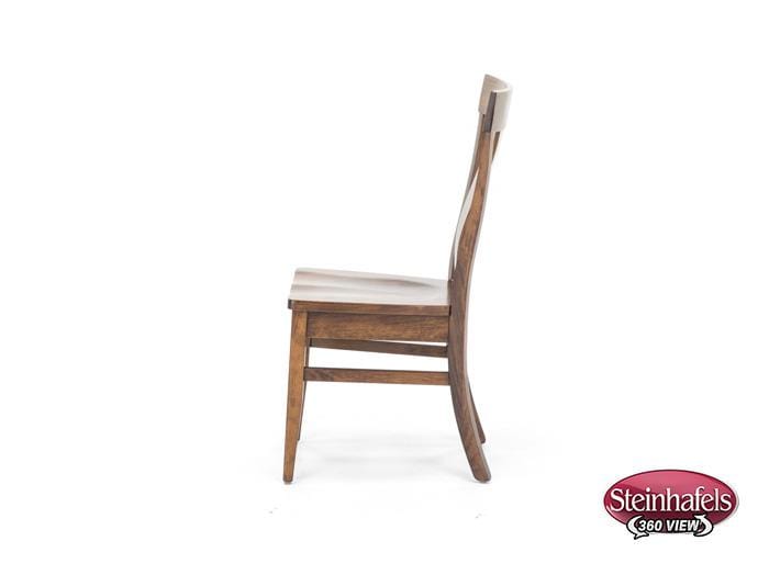 daniels amish brown standard height side chair  image   