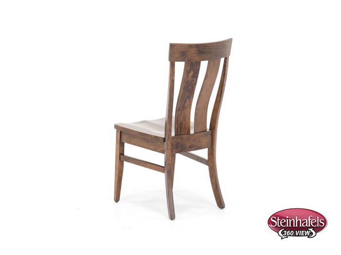 daniels amish brown standard height side chair  image   