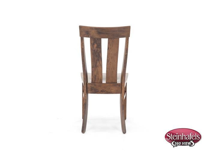 daniels amish brown standard height side chair  image   