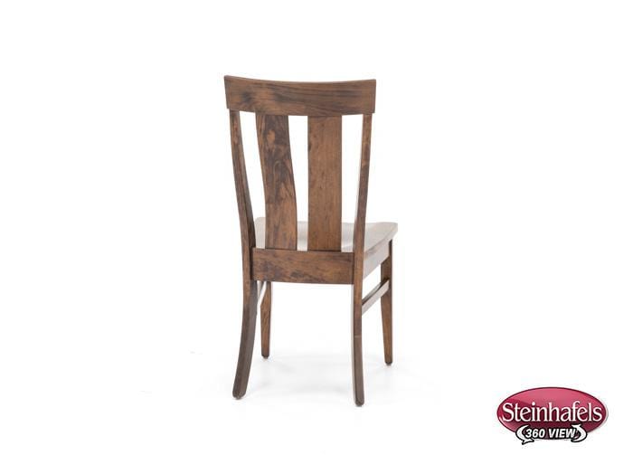 daniels amish brown standard height side chair  image   